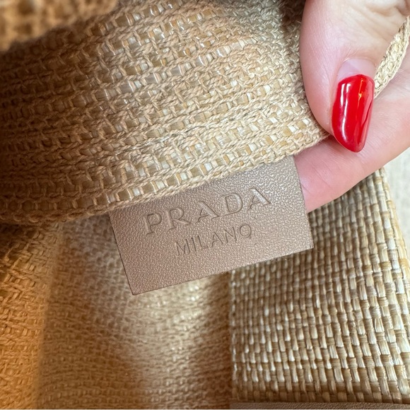 New! Prada Raffia Beach Tote - St. Barths exclusive. Never used! - Picture 12 of 13